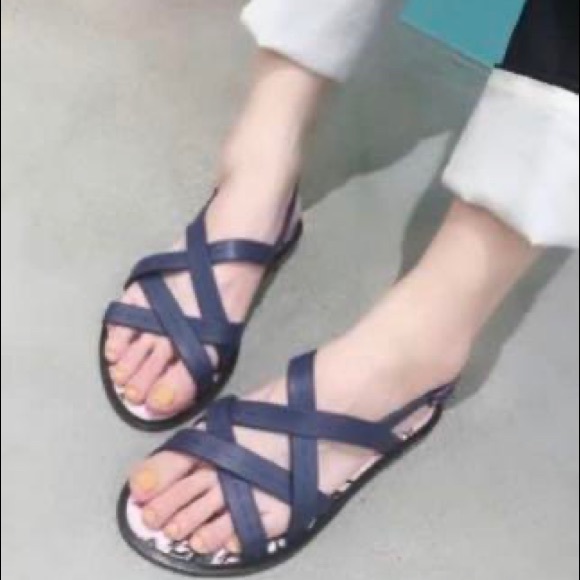 MELISSA Hailey Strappy Sandal - Navy - Picture 7 of 7
